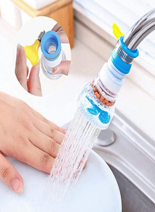 Homecure 360 Degree Water Saving Faucet Adjustable | Tap filter, Tap extender for kitchen sink | Flexible Anti Splash Water Saving Movable | Sprinkle Head Nozzle for & Kitchen (4, Multicolor) - Image 2